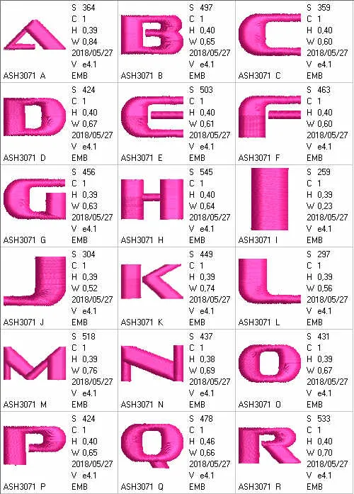 3D Sofachrome Font