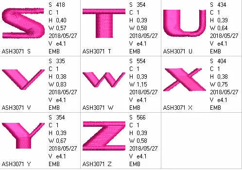 3D Sofachrome Font