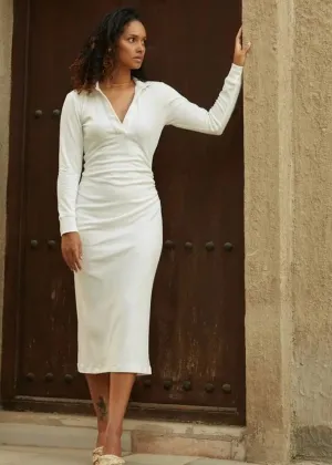 Aaizah White Dress