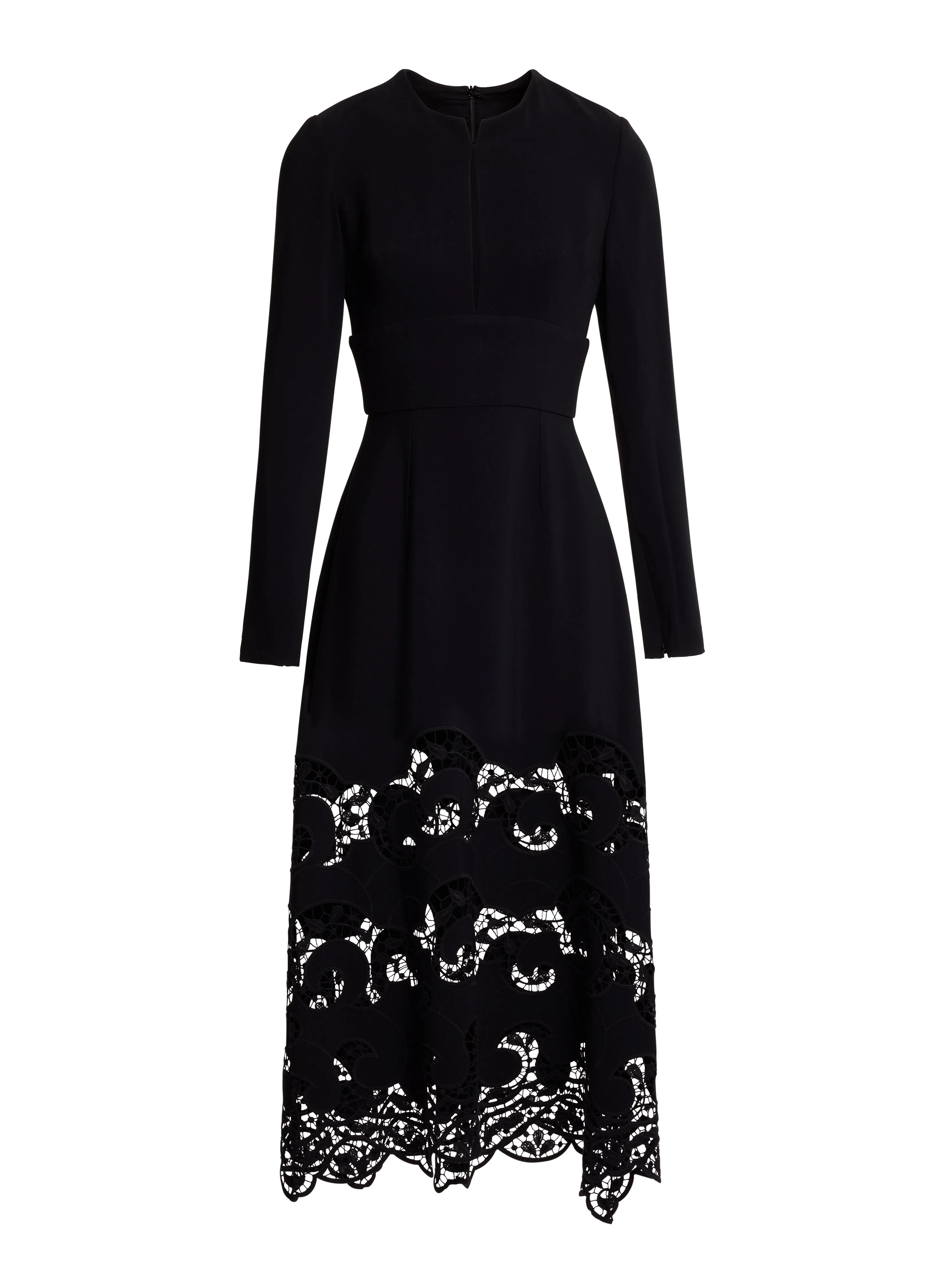 Cutwork Embroidered Cady Dress