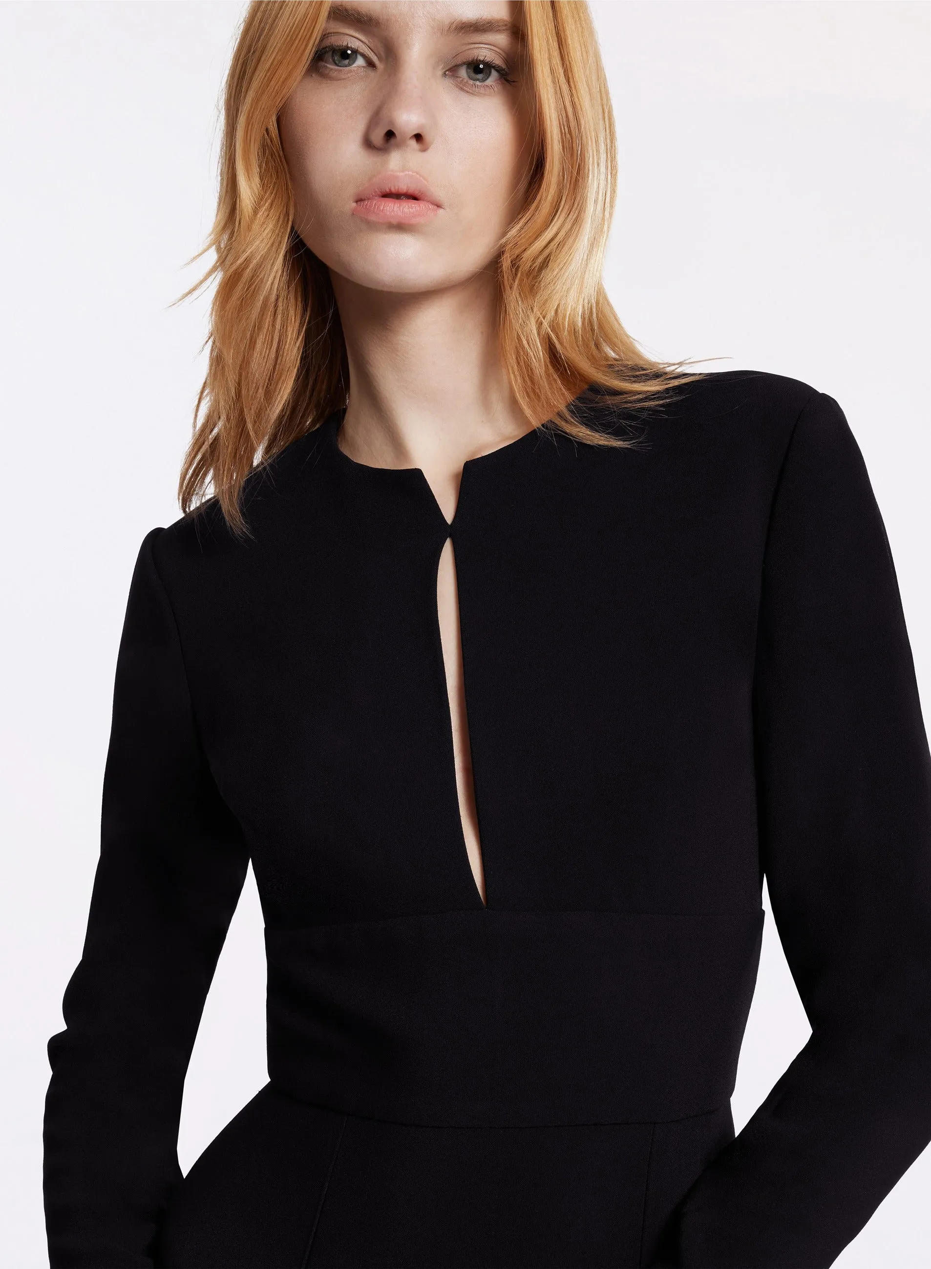 Cutwork Embroidered Cady Dress