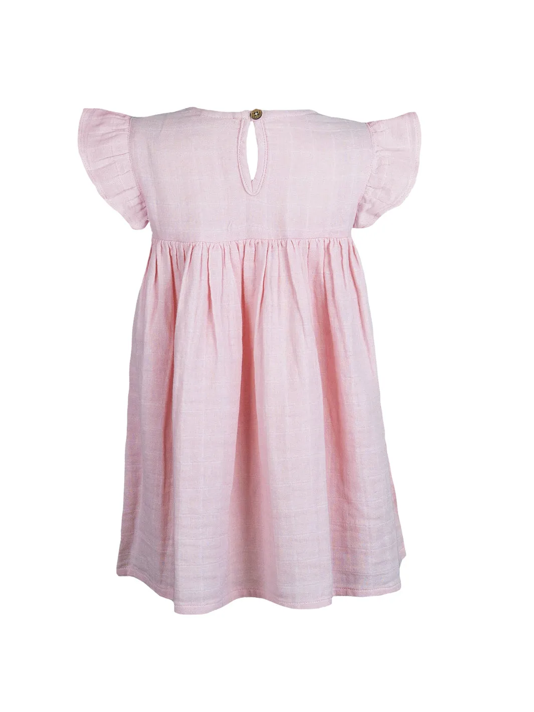 Eshri Embroidered Dress - Peony