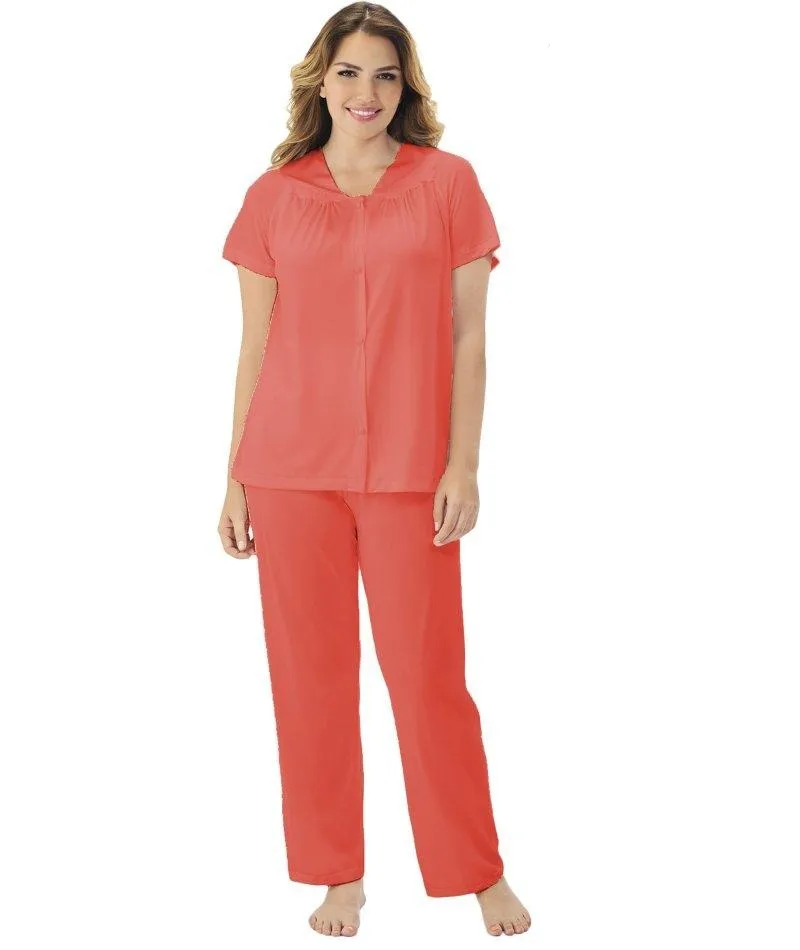 Exquisite Form Short Sleeve Pajamas - Passion