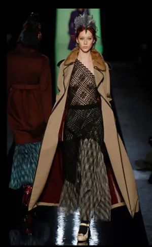 F/W 2007 JEAN PAUL GAULTIER crochet dress