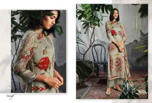 Ganga Solandis Pure Makhmali Satin Digital Printed Designer Suits