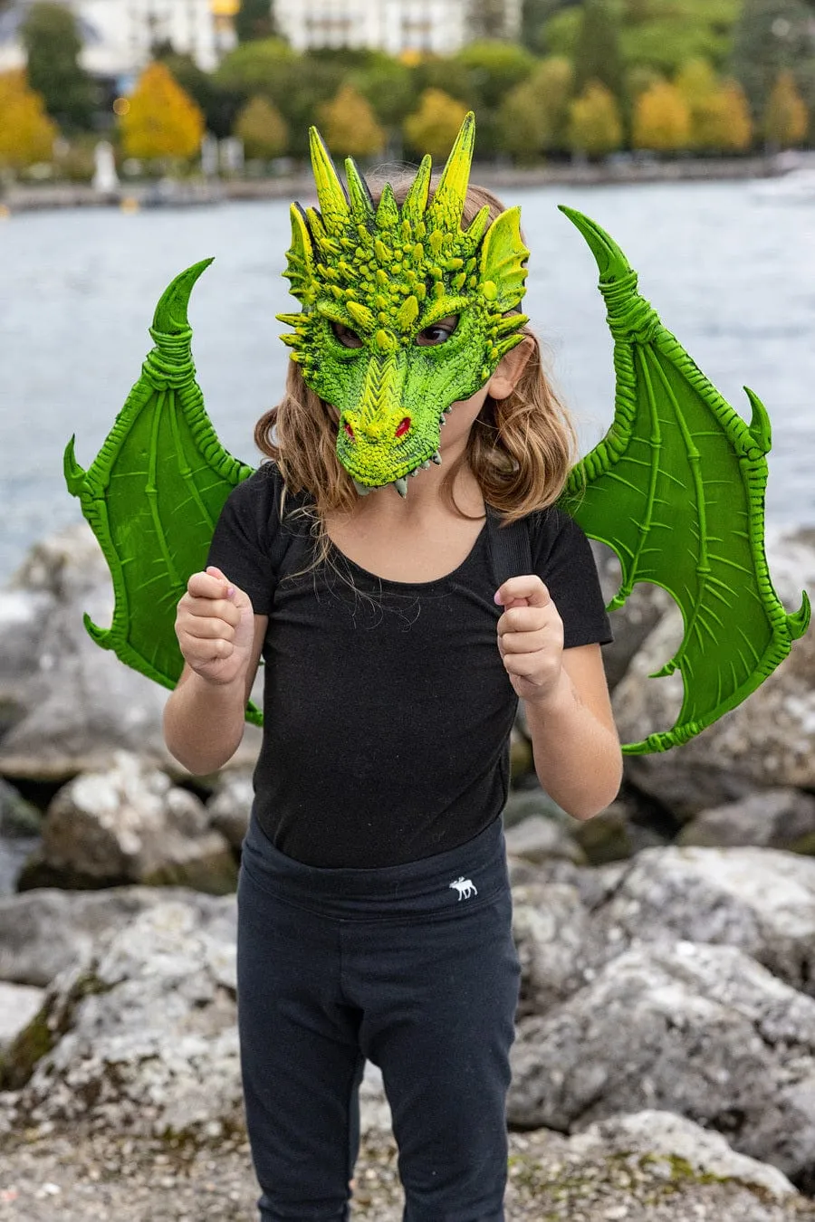 Great Pretenders Green Dragon Dress Up Wings