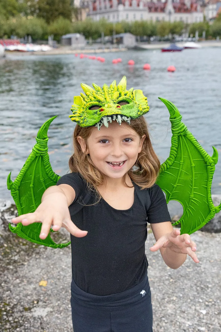 Great Pretenders Green Dragon Dress Up Wings