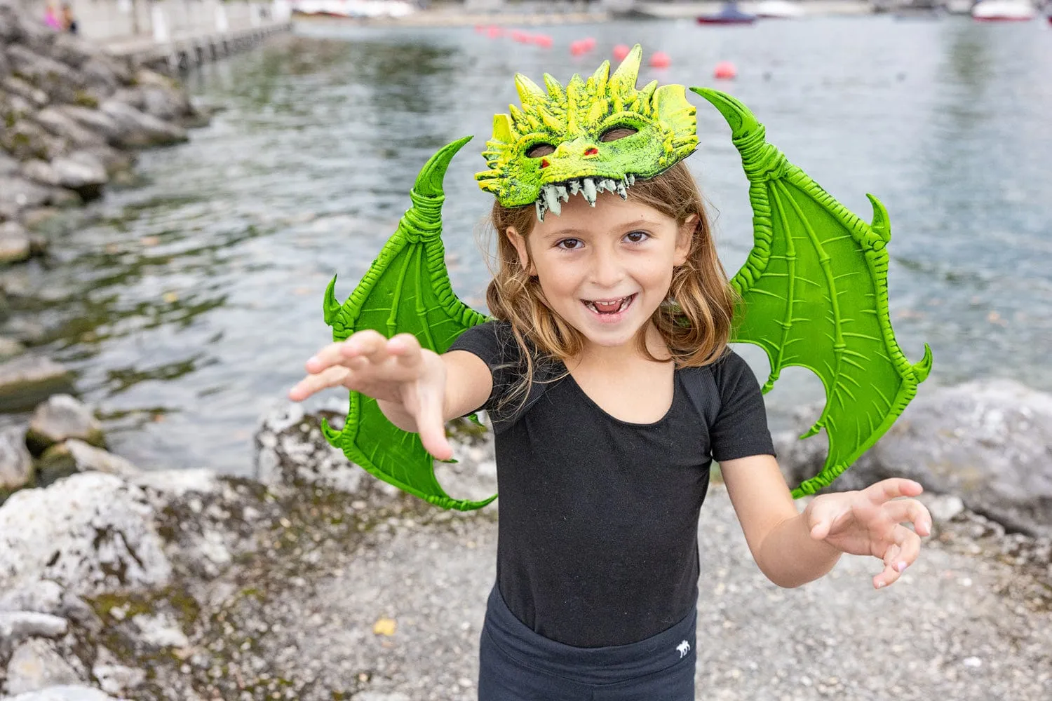 Great Pretenders Green Dragon Dress Up Wings
