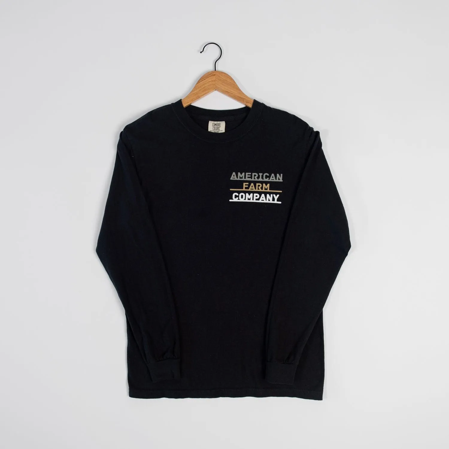 Here's to the Farmers Black Long Sleeve