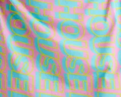 House Of Holland Logo Printed Mini Jersey Dress with Cut Out Details and Short Sleeves