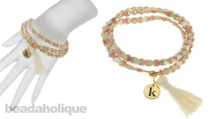 How to Make the Kheops Par Puca Wrapped Tassel Bracelet Kit