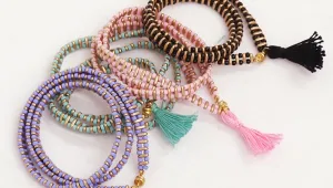How to Make the Wrapped Tassel Bracelet Kit