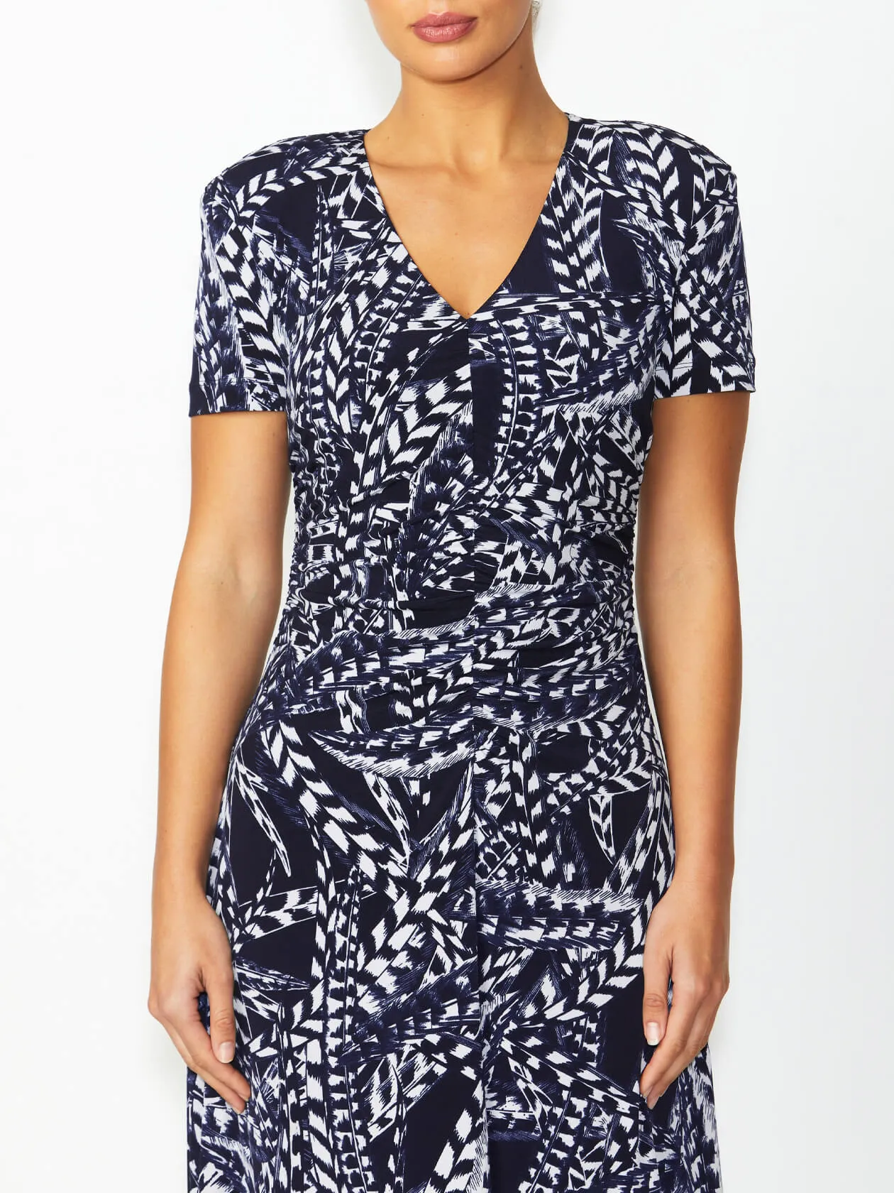 Lucinda Printed Jersey Dress