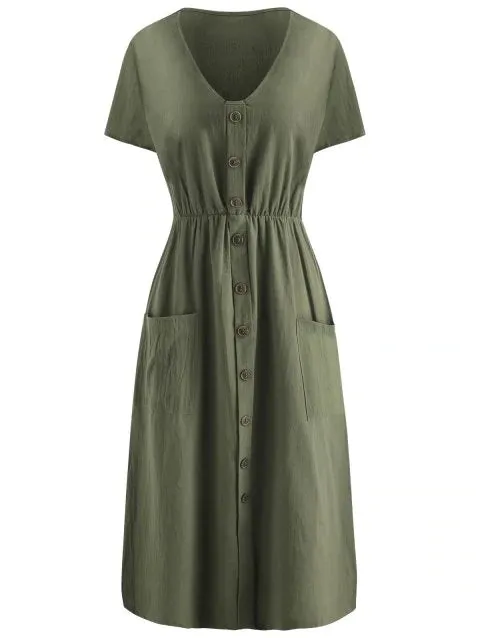 Noble Long Sleeve Flare Dress