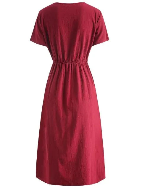 Noble Long Sleeve Flare Dress