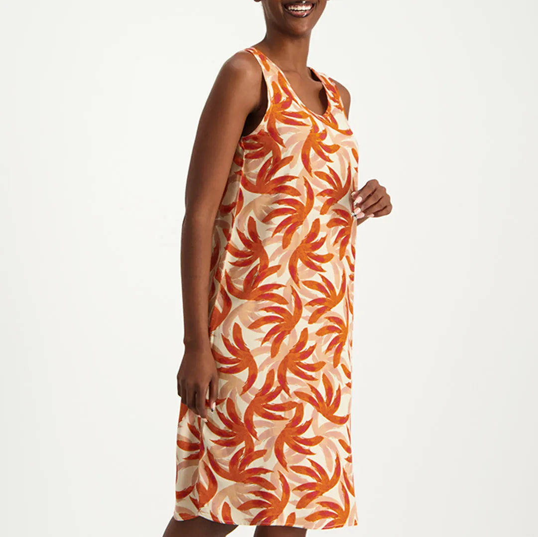 Printed Sleeveless Dress