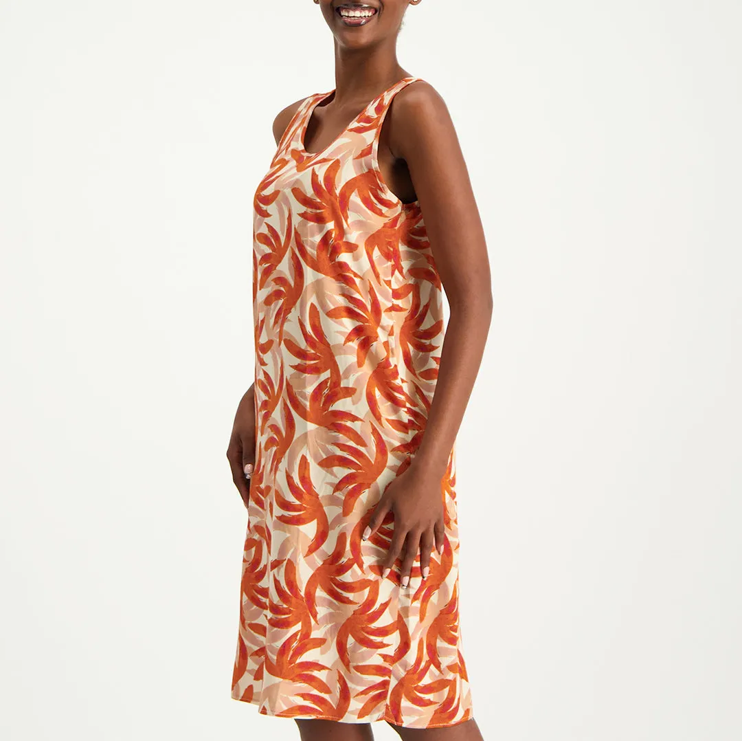 Printed Sleeveless Dress