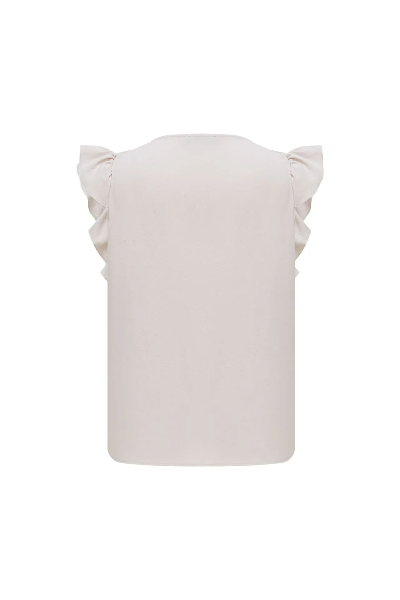 Ruffled Front Blouse