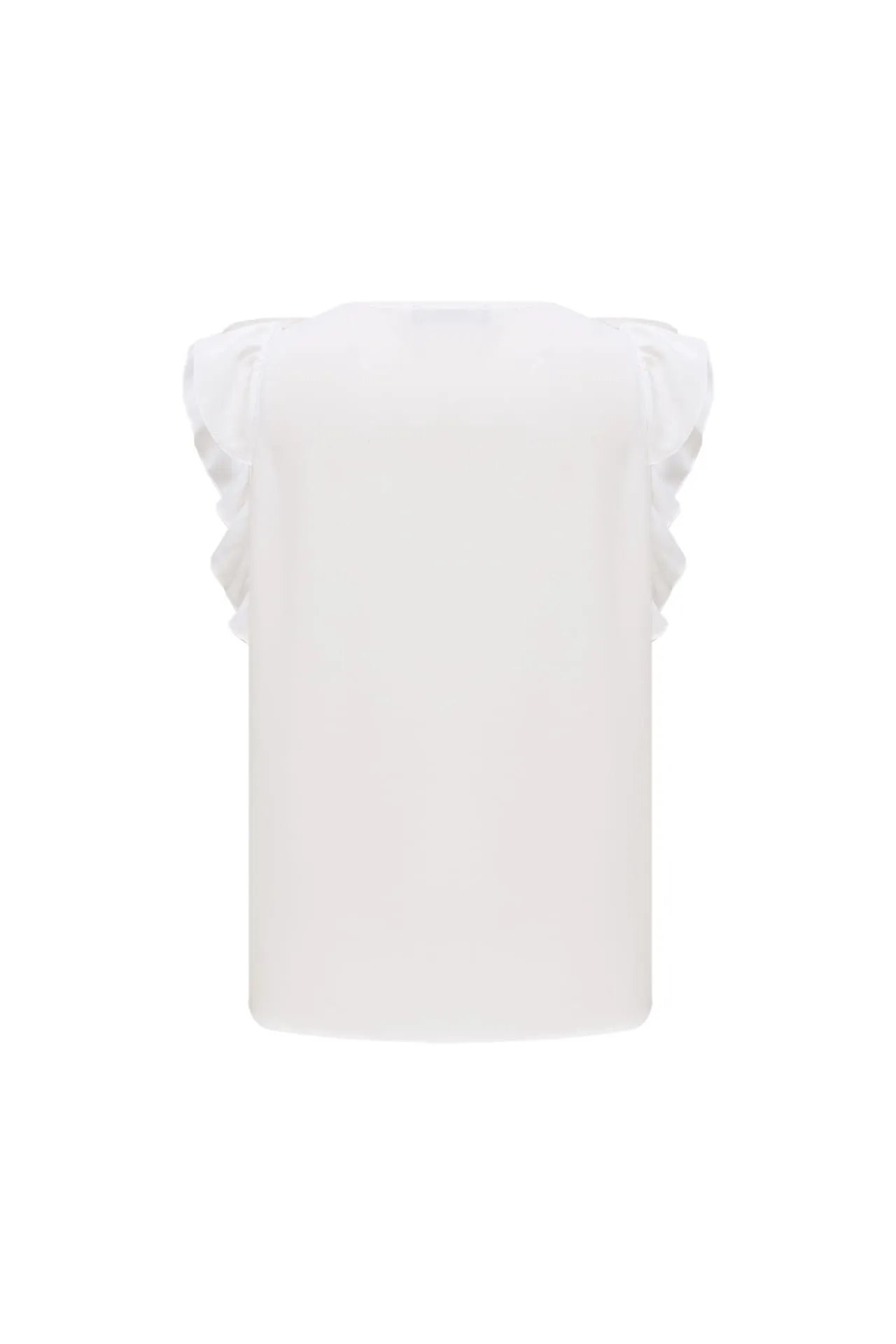 Ruffled Front Blouse