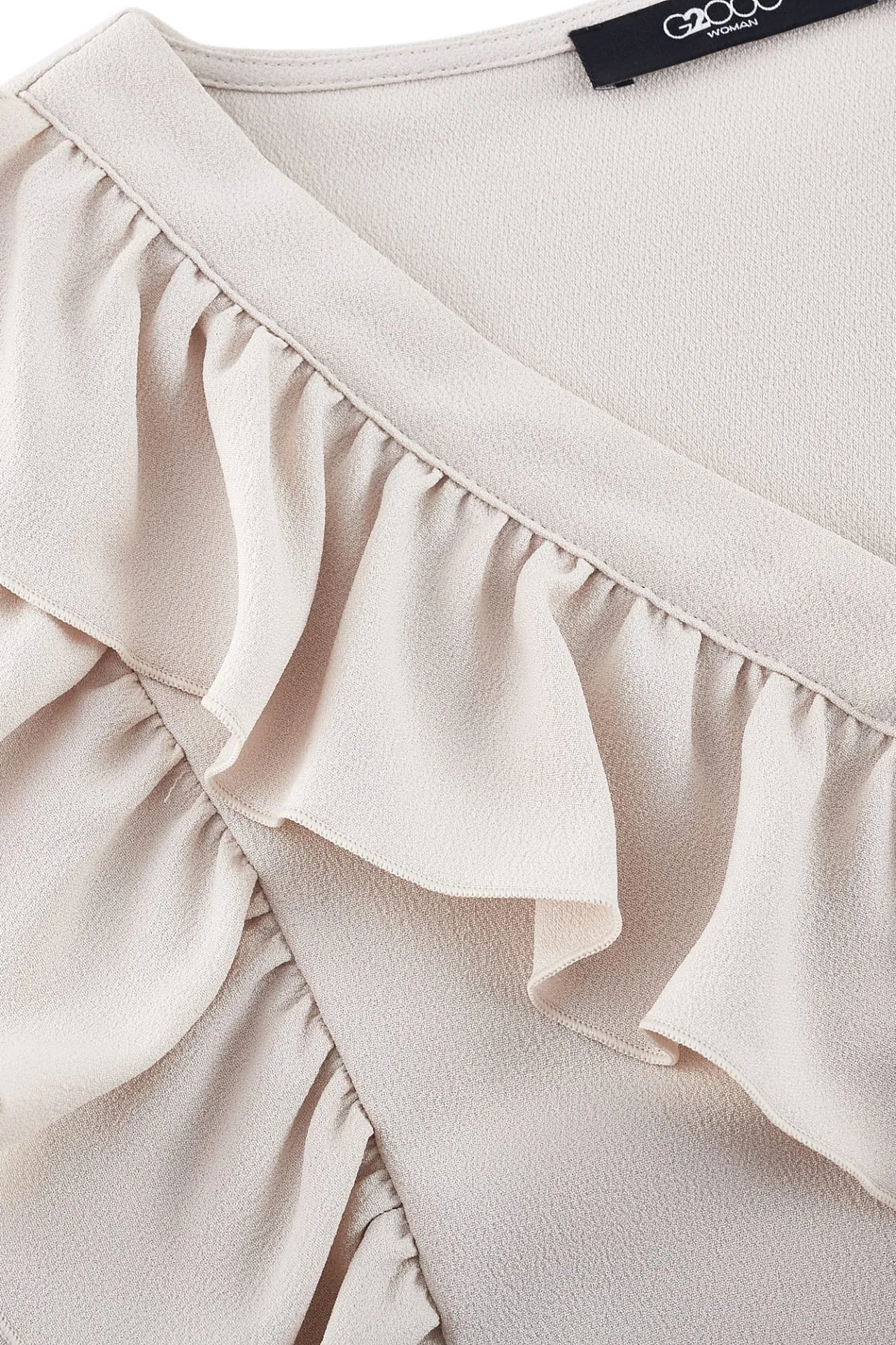Ruffled Front Blouse