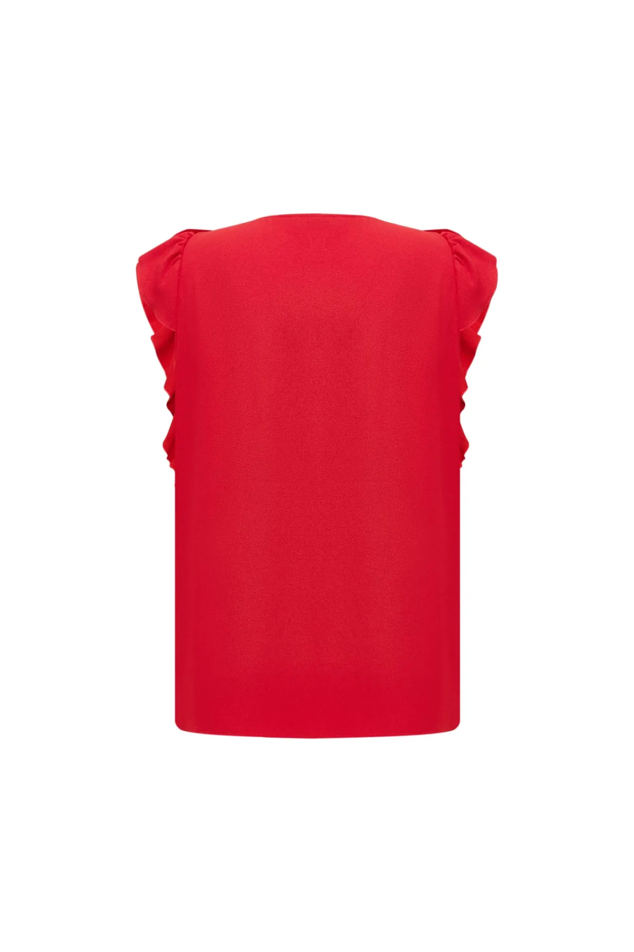 Ruffled Front Blouse