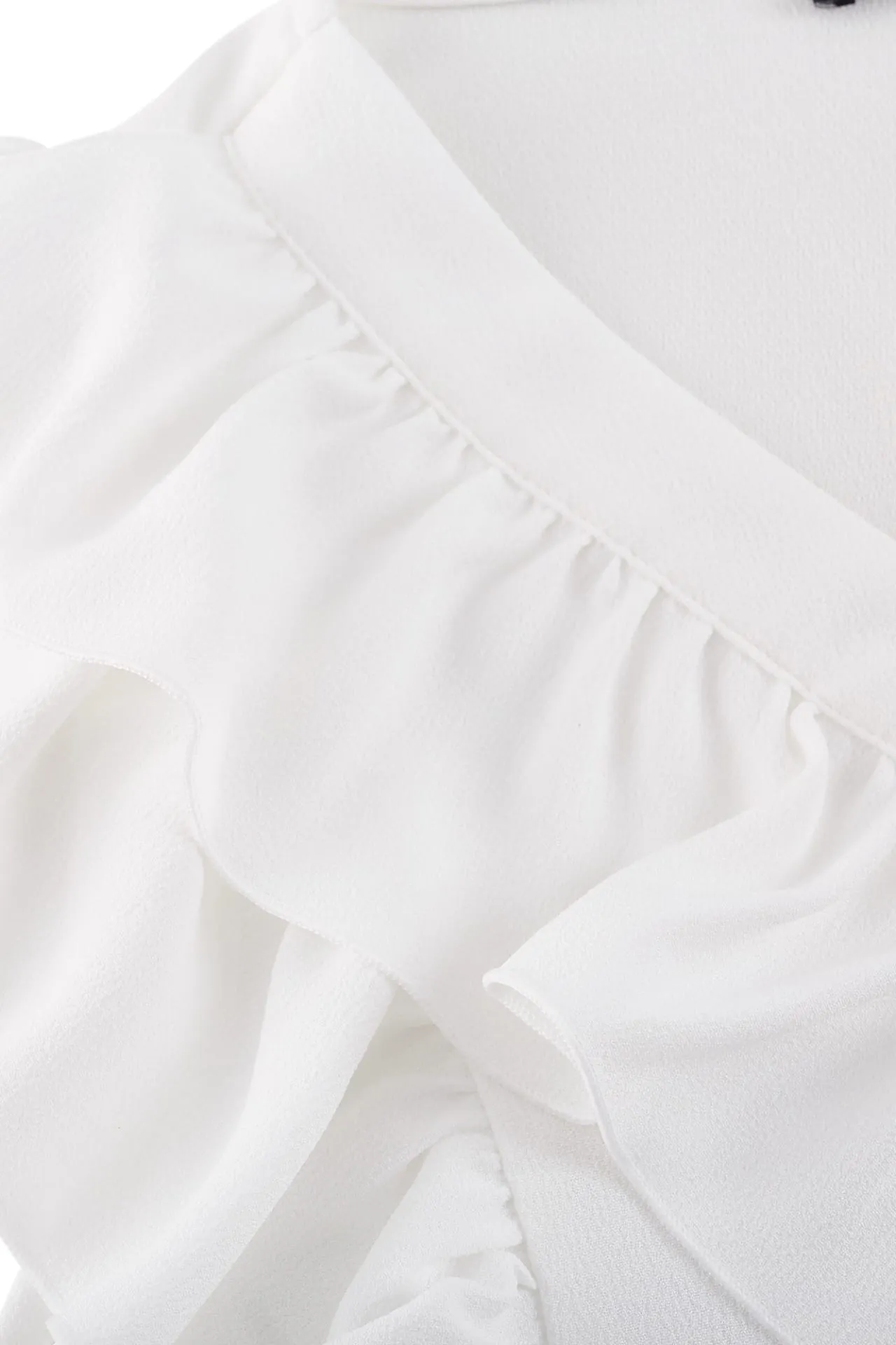 Ruffled Front Blouse