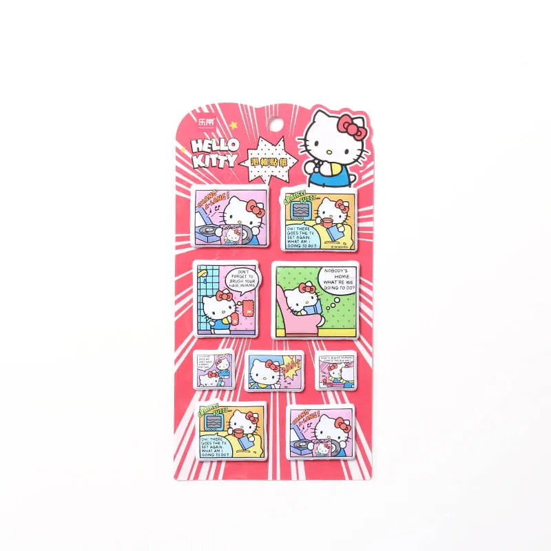 Sanrio Characters Comic Style Puffy Sticker Sheet