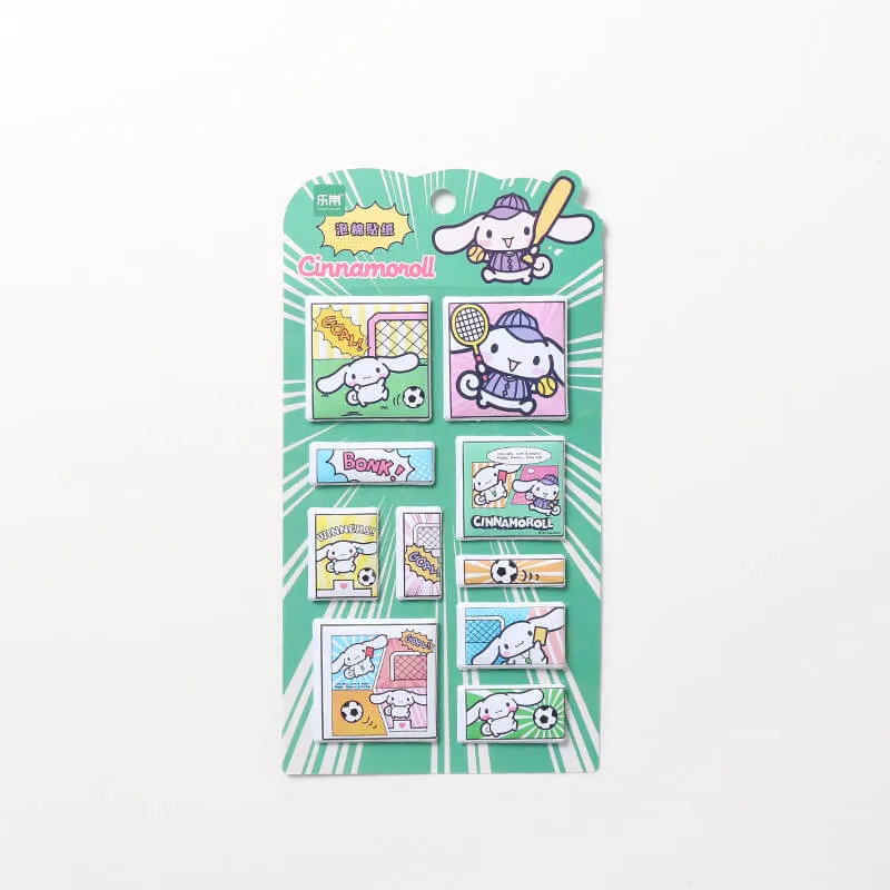 Sanrio Characters Comic Style Puffy Sticker Sheet