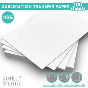 Simply Creative A4 Sublimation Paper - 100pk (SCSBL001)